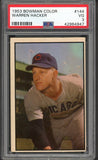 1953 Bowman Color Baseball #144 Warren Hacker Cubs PSA 3 VG 476256