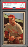 1953 Bowman Color Baseball #113 Karl Drews Phillies PSA 4 VG-EX 476258