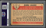 1953 Bowman Color Baseball #138 Bubba Church Reds PSA 3.5 VG+ 476261