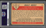 1953 Bowman Color Baseball #095 Wally Moses A's PSA 4 VG-EX 476288