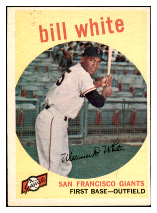1959 Topps Baseball #359 Bill White Giants NR-MT 476376