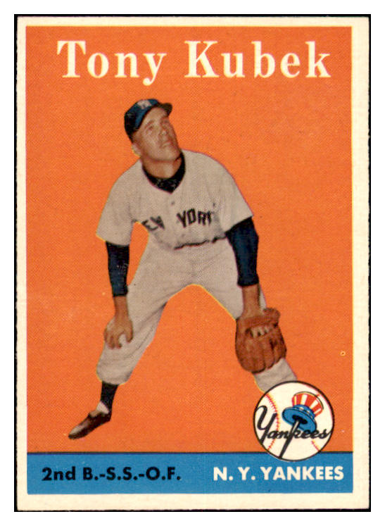 1958 Topps Baseball #393 Tony Kubek Yankees NR-MT 476378