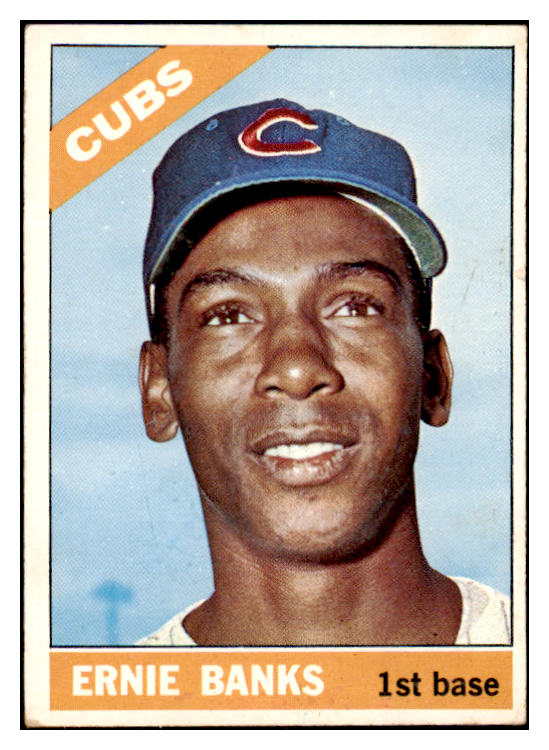 1966 Topps Baseball #110 Ernie Banks Cubs EX 476379