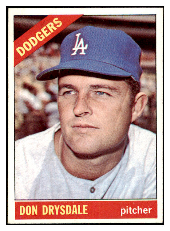 1966 Topps Baseball #430 Don Drysdale Dodgers NR-MT 476380