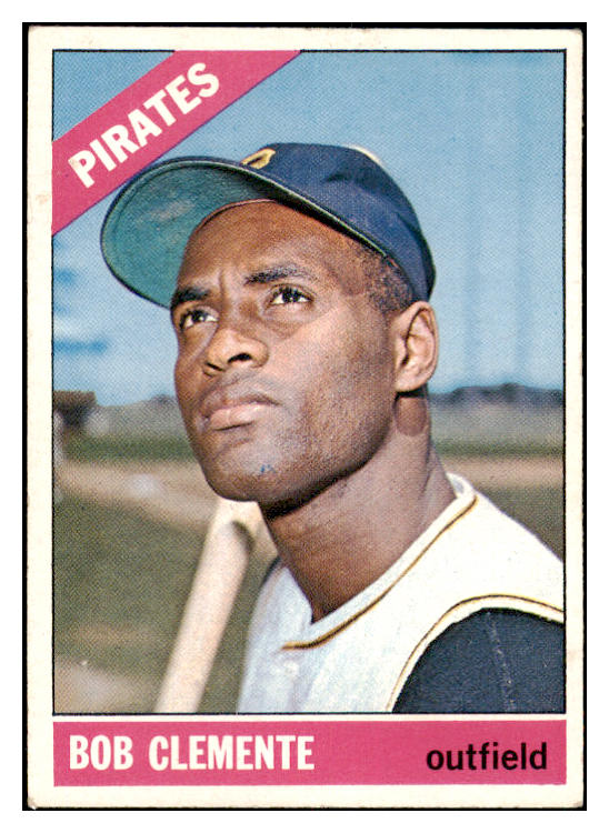 1966 Topps Baseball #300 Roberto Clemente Pirates EX 476381