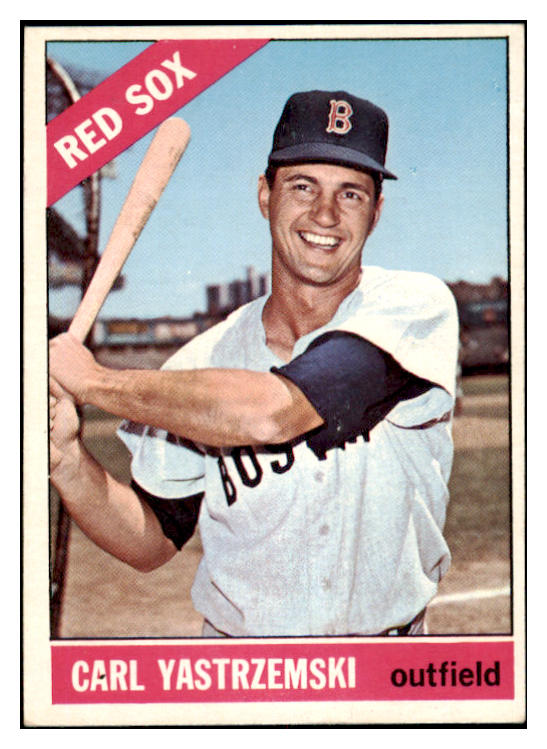 1966 Topps Baseball #070 Carl Yastrzemski Red Sox EX 476384