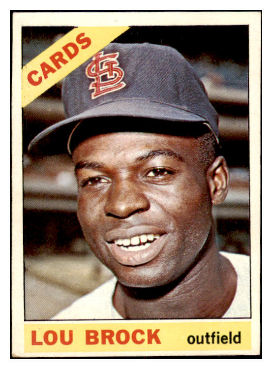 1966 Topps Baseball #125 Lou Brock Cardinals EX 476385