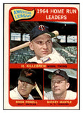 1965 Topps Baseball #003 A.L. Home Run Leaders Mickey Mantle EX-MT 476420