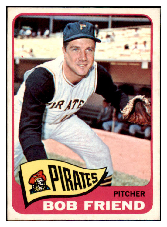 1965 Topps Baseball #392 Bob Friend Pirates EX-MT 476422