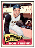 1965 Topps Baseball #392 Bob Friend Pirates EX-MT 476422