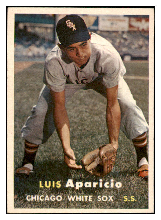 1957 Topps Baseball #007 Luis Aparicio White Sox EX-MT 476472