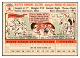 1956 Topps Baseball #008 Walter Alston Dodgers NR-MT White 476477