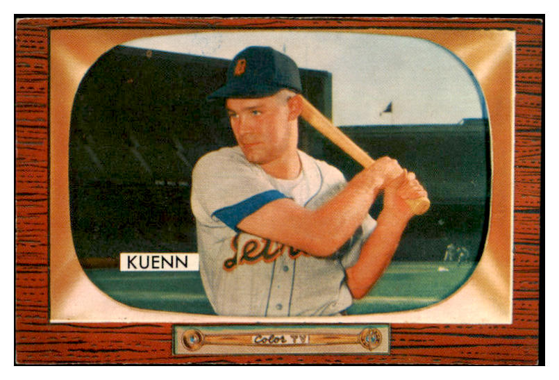 1955 Bowman Baseball #132 Harvey Kuenn Tigers NR-MT Error 476480