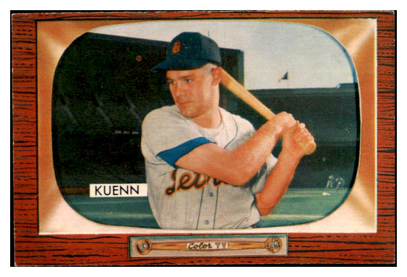 1955 Bowman Baseball #132 Harvey Kuenn Tigers EX-MT Error 476481
