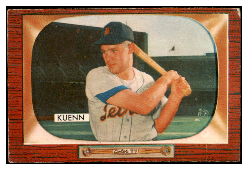1955 Bowman Baseball #132 Harvey Kuenn Tigers VG-EX Error 476485