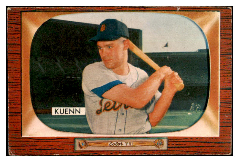 1955 Bowman Baseball #132 Harvey Kuenn Tigers VG-EX Error 476486