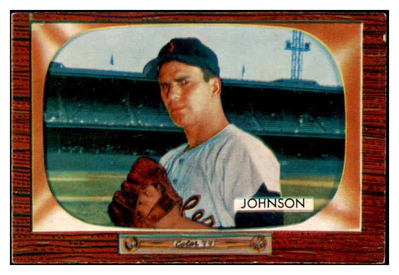 1955 Bowman Baseball #101 Don Johnson Orioles EX-MT Correct 476497
