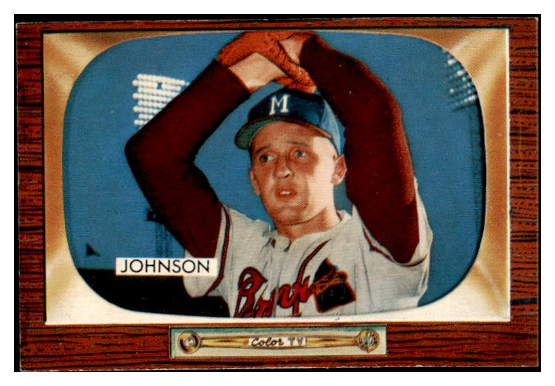 1955 Bowman Baseball #101 Don Johnson Orioles EX-MT Error 476499