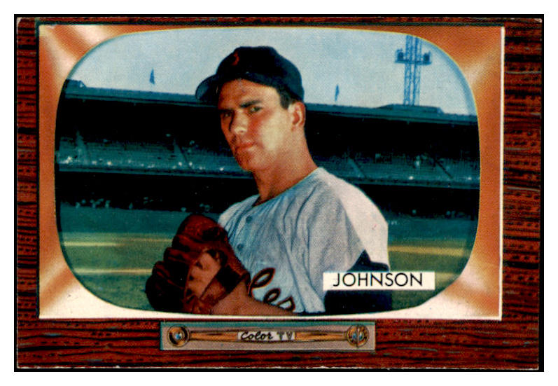 1955 Bowman Baseball #157 Ernie Johnson Braves EX-MT Error 476501