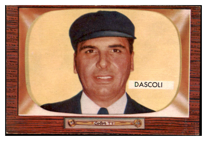 1955 Bowman Baseball #291 Frank Dascoli Umpire EX-MT 476510