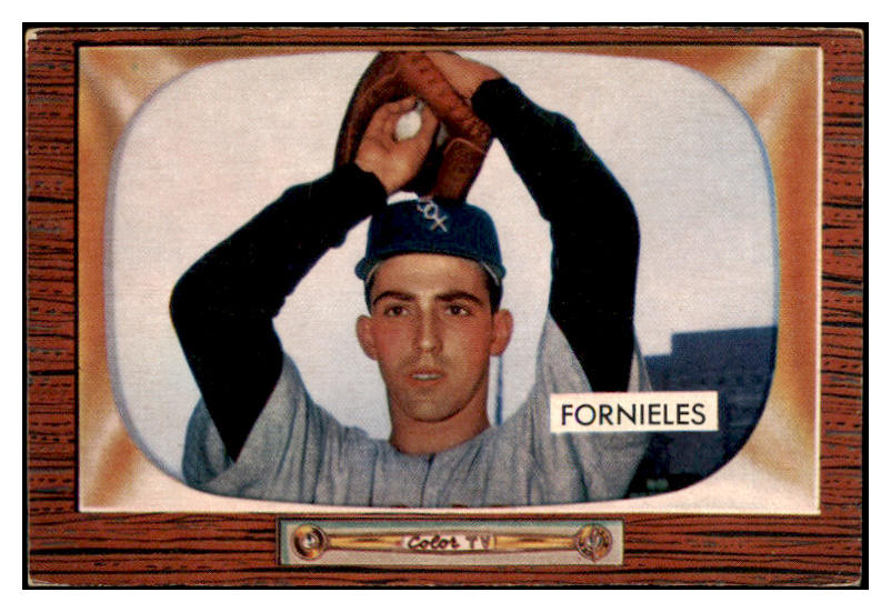 1955 Bowman Baseball #266 Mike Fornieles White Sox VG-EX 476525