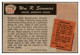 1955 Bowman Baseball #317 William Summers Umpire VG-EX 476531