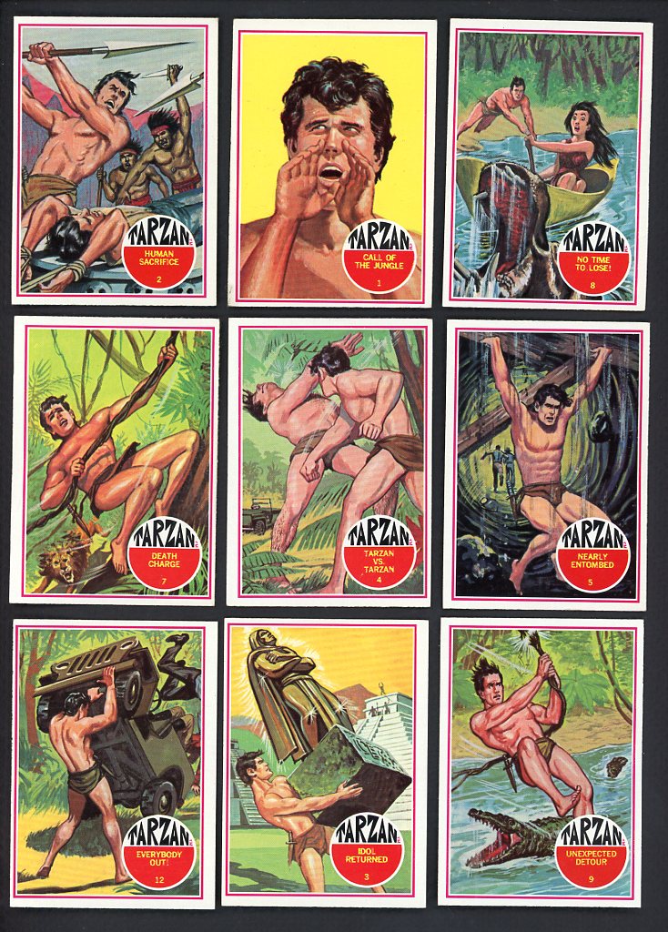 1966 Philadelphia Tarzan Complete Set NR-MT 476594