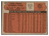 1972 Topps Baseball #689 Eddie Fisher Angels NR-MT 476645