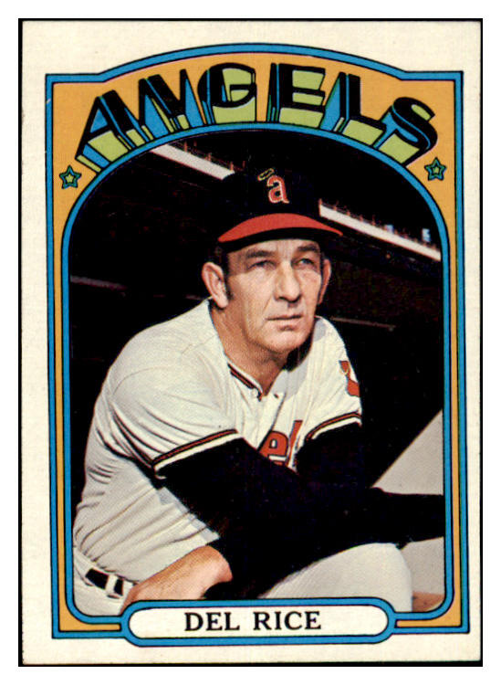 1972 Topps Baseball #718 Del Rice Angels NR-MT 476700