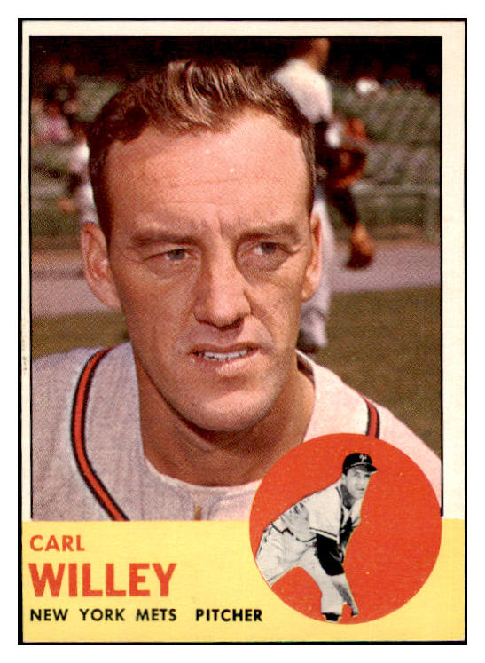 1963 Topps Baseball #528 Carl Willey Mets EX-MT 476707