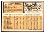 1963 Topps Baseball #528 Carl Willey Mets EX-MT 476707