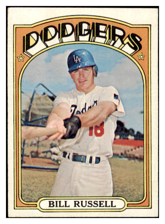 1972 Topps Baseball #736 Bill Russell Dodgers EX-MT 476716
