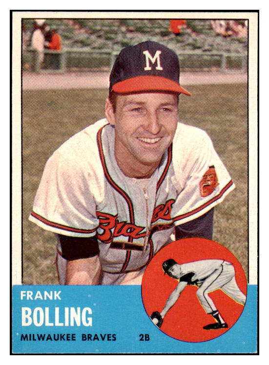 1963 Topps Baseball #570 Frank Bolling Braves EX-MT 476720
