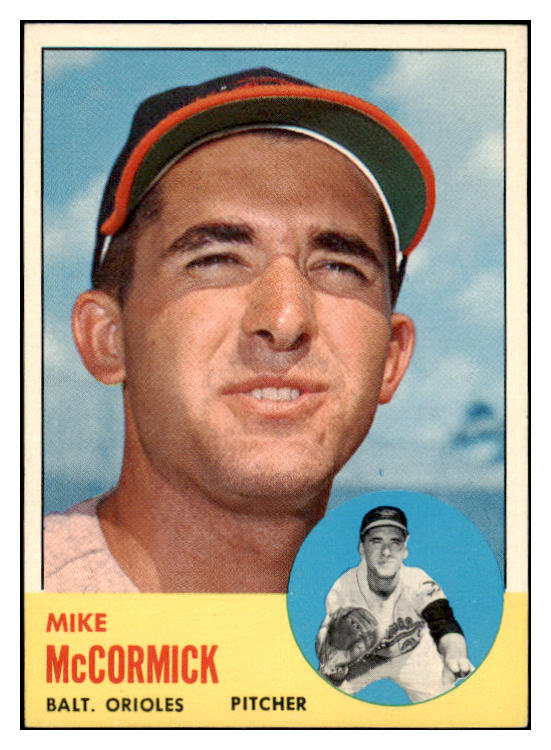 1963 Topps Baseball #563 Mike McCormick Orioles EX-MT 476722