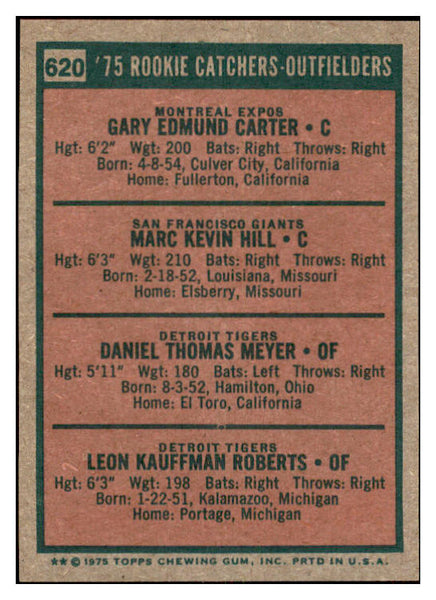 1975 Topps Baseball #620 Gary Carter Expos NR-MT 476730
