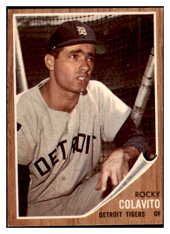 1962 Topps Baseball #020 Rocky Colavito Tigers EX-MT 476735
