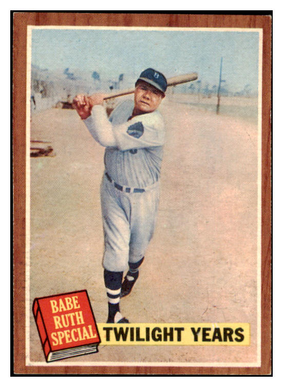 1962 Topps Baseball #141 Babe Ruth Yankees EX-MT 476738