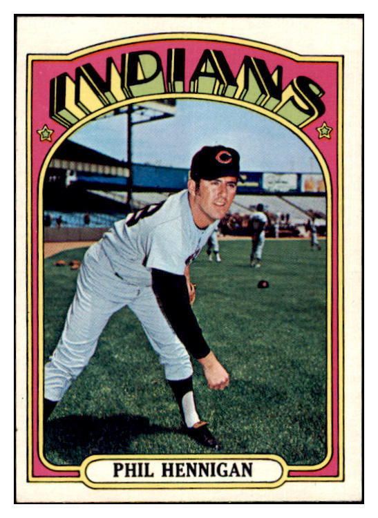 1972 Topps Baseball #748 Phil Hennigan Indians NR-MT 476754