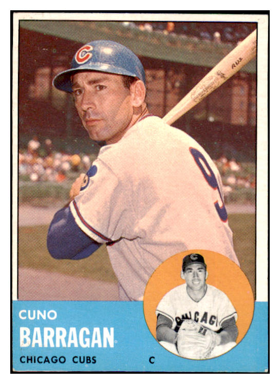 1963 Topps Baseball #557 Cuno Barragan Cubs EX 476775