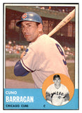 1963 Topps Baseball #557 Cuno Barragan Cubs EX 476775