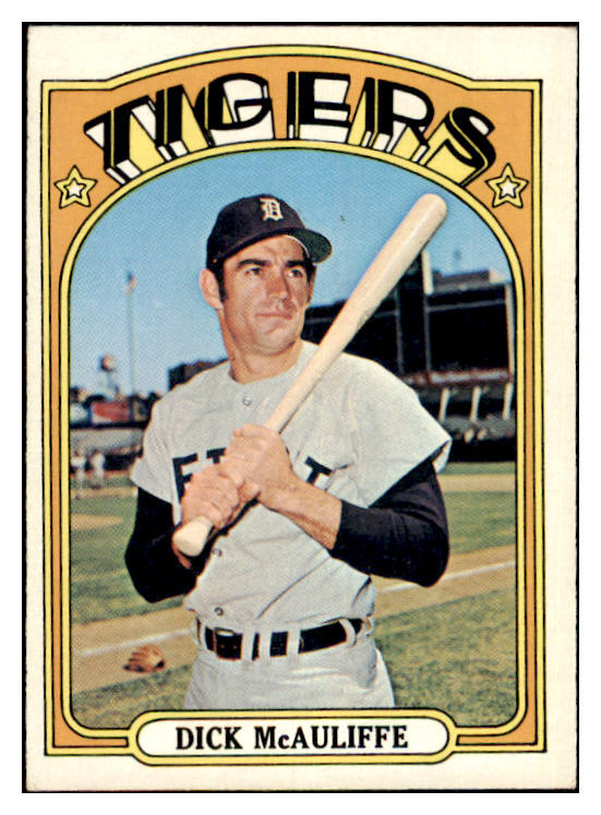 1972 Topps Baseball #725 Dick McAuliffe Tigers EX-MT 476792