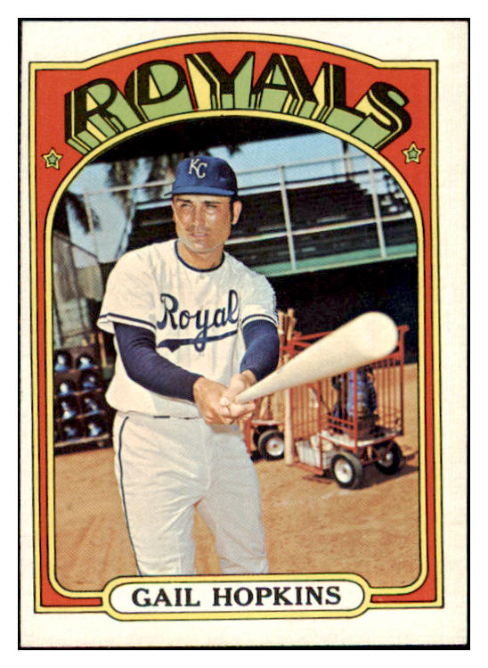 1972 Topps Baseball #728 Gail Hopkins Royals EX-MT 476793