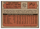 1972 Topps Baseball #728 Gail Hopkins Royals EX-MT 476793