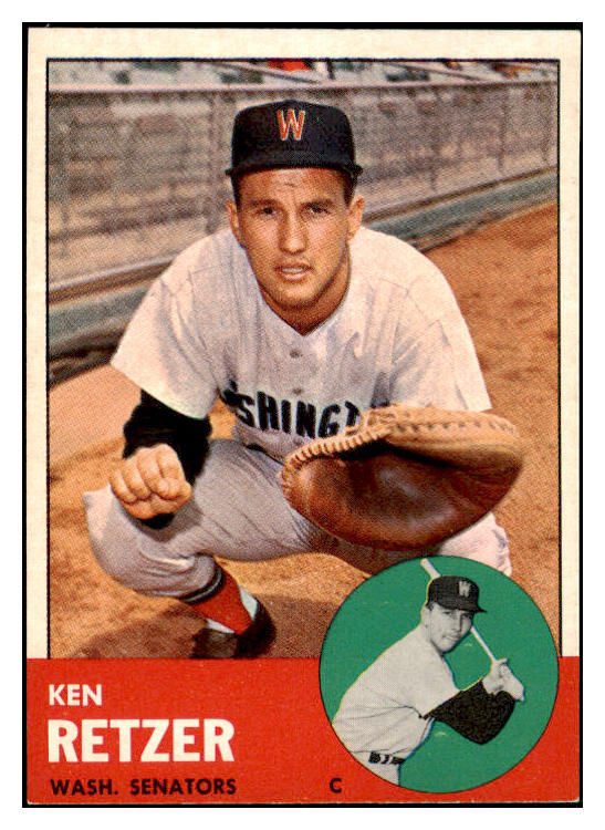 1963 Topps Baseball #471 Ken Retzer Senators EX 476796