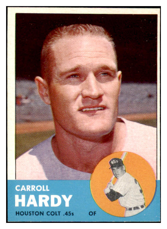 1963 Topps Baseball #468 Carroll Hardy Colt .45s EX 476798