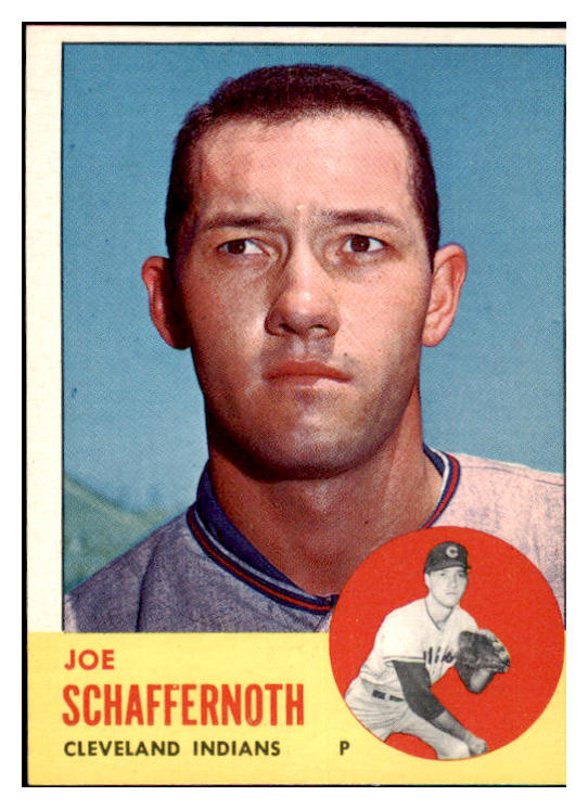 1963 Topps Baseball #463 Joe Schaffernoth Indians EX 476800