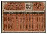 1972 Topps Baseball #676 Danny Cater Red Sox EX-MT 476817