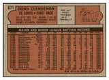 1972 Topps Baseball #671 Donn Clendenon Cardinals EX-MT 476821