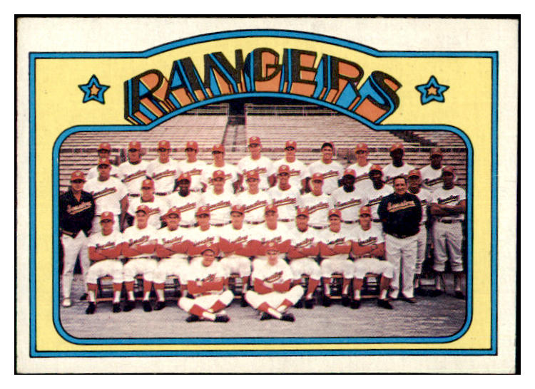 1972 Topps Baseball #668 Texas Rangers Team EX-MT 476823