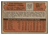 1972 Topps Baseball #662 Stan Bahnsen White Sox EX-MT 476824